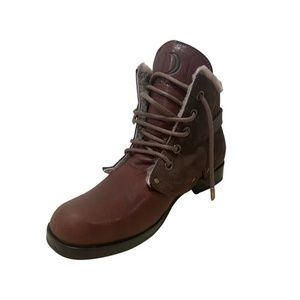 Men’s boots . genuine leather. genuine Australian fur. luxury collection.limited